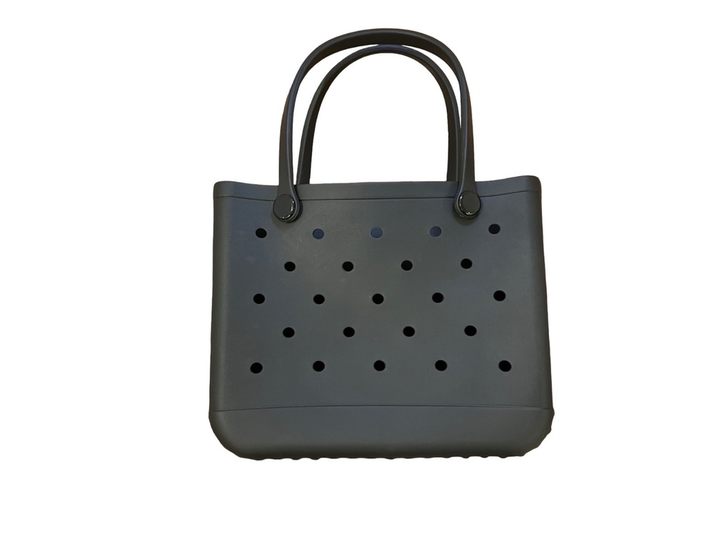 Inspired Bag Original Large EVA Tote Black Waterproof Beach Pool Bag